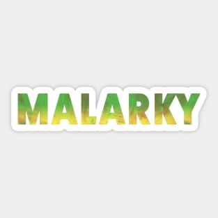 Crystal Malarky Green Yellow Sticker